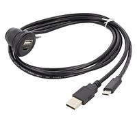 88103 Câble USB 2.0 1m Noir 480Mbps ØLongueur : 4,5mm DELOCK
