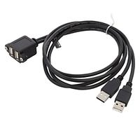88105 Câble USB 2.0 USB Femelle A x2, USB A Mâle x2 1m Noir DELOCK