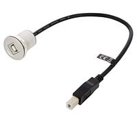 88182 Câble USB 2.0 USB Femelle B, USB B Mâle 0,3 mètre Noir DELOCK