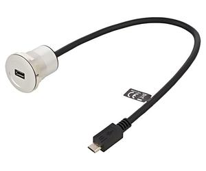 88184 Câble USB 2.0 USB B Micro Femelle,Micro USB-B Mâle 0,3 mètre DELOCK