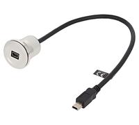 88186 Câble USB 2.0 Mini USB B Femelle,Mini USB-B Mâle 0,3 mètre DELOCK