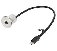 88186 Câble USB 2.0 Mini USB B Femelle,Mini USB-B Mâle 0,3 mètre DELOCK