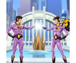 88394 WONDER TWINS ART ÉCHELLE 1/10