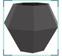 884024 Jardinière Noir 100 x 100 x 80 cm Acier