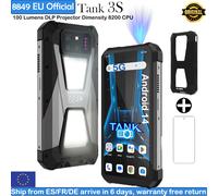 8849 Tank 3S Unihertz projecteur Smartphone robuste 5G 15600mAh dimension 8200 Android14 double Sim 512GB + 36GB 6.79 ''1 to étendre original