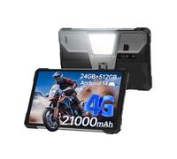 8849 Tank Pad Tablette Android 14, Dual 4G 10,95" Rugged Projector Octa-Core Tablette d'extérieur étanche 512 Go ROM, appareil photo 50 MP + 32 MP, camping Light