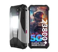 8849PRO Tank 3 Pro Téléphone 2024, 23800mAh 5G Telephone Portable Étanche avec Projecteur, 36Go+512Go, 6.79" Android 13 Dual SIM Smartphones Incassable, Caméra Principale 200MP/Camping Lampe/OTG/GPS