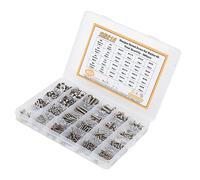 884pcs Pan Vis croix Vis à écrou de lave-glace Assortiment avec clé hexagonale M2 M3 M4 M5 304 Ensemble de vis en acier inoxydable pour l'électronique de réparation de maison et
