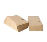 [88531] PAPSTAR Serviette de bistro, 330 x 330 mm, naturel