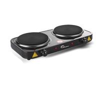 8857 Little Cook Duo Vintage, Plaque De Cuisson Électrique Double, Idéale Pour Les Étudiants, Le Camping, Le Bureau, Les