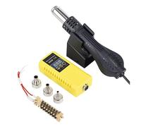 8858 700W LCD Pistolet à air chaud Micro Station de soudage reprise Sèche-cheveux for soudure 220/V / 110/V thermique Outils réparation(Yellow SET 2,750W 110/V)
