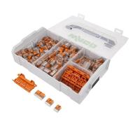 887-952 Installation Pince rapide 221 Pince à ressort 0,2-4mm² 450V WAGO