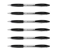 [887132-6] BIC Lot de 6 Stylos bille Rétractable ATLANTIS CLASSIC pointe moy...