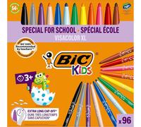 [887839] BIC Class Pack 96 feutres KIDS VISACOLOR XL Pointe large 12 Couleurs...