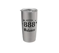 888 Balance des nombres Angel Gobelet isotherme en acier inoxydable double paroi