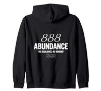 888 Chiffres d'ange Abondance Richesse Angelcore Spiritual Back Sweat à Capuche