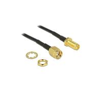 DELOCK Adaptateur HF RP-SMA -> RP-SMA à encastrer 200mm S