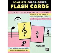 89 Color-Coded Flash Cards --- Piano - --- Alfred Publishing