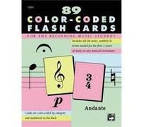 89 ColorCoded Flash Cards by Other Alfred Music