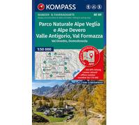 89 parco naturale alpe veglia e alpe devero domodossola - Echelle 1 : 50 000, Edition trilingue allemand-anglais-italien - Collectif - Kompass Karten - Atlas / carte