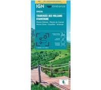 IGN – Volcans d'Auvergne Traversée (89036) – Carte plastifiée