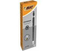 [892277-12] BIC Lot de 12 Portes mines rechargeable CRITERIUM HB 0,7 mm Noir