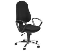 Topstar Siège de bureau Synchro Steel II 8929 G20 avec accoudoirs Noir