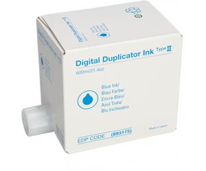 893175 RICOH TYPE II DIGITAL DUPLICATOR ENCRE BLEU
