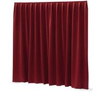 89443 Rideau Rouge Plissé Dimout 330 x 300 cm