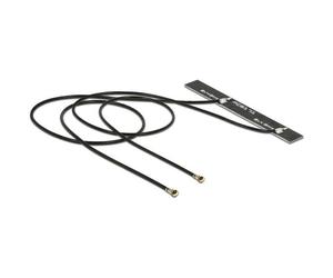 [89571] Delock WL-Antenne Delock 2x MHF 5dBi intern Klebemontage