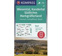 897 wiesental kandertal - Collectif - Kompass Karten - broché - Livre