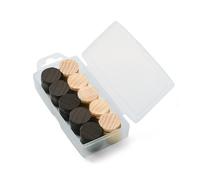 [8985] JEUJURA Boîte de 40 Pions de Jeu de Dames en bois