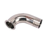 89mm Hose Barbed 3.5" Tri Clamp Ferrule 304 Stainless Steel Elbow Fittings Adapters