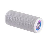 8A25 - Enceinte sans fil Bluetooth lumiere multicolore fonction radio - Blanc