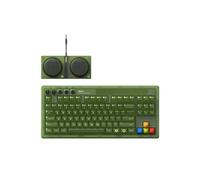 8BitDo Clavier Mécanique Retro 87 avec Rétroéclairage RGB, Touches Interchangeables à Chaud, 2,4 GHz et Port USB-C pour PC et Tablettes