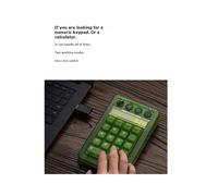 8Bitdo Clavier Numérique Mécanique Retro18 avec Souris Sans Fil et Station de Charge, Connectivité Tri-Mode pour PC et pour Android (Jeux)