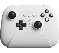 8Bitdo Contrôleur Bluetooth & 2,4G Avec Dock De Charge Blanc PC Switch
