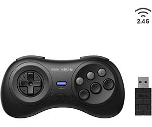 8BitDo M30 2.4Ghz Contrôleur de Jeu Sans Fil USB pour Sega Megadrive Mini et Sega Genesis Mini