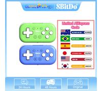 8BitDo Micro manette de jeu Bluetooth Mini contrôleur prise en charge pour Nintendo Switch/Android/Raspberry Pi/iOS/Win10/11 et Mode clavier 2pcs