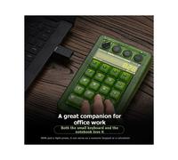 8BitDo Pavé Numérique Mécanique Rétro 18 Touches, 2,4 GHz, Filaire, Mode Calculatrice, Programmable, RGB, pour PC et Ordinateur Portable