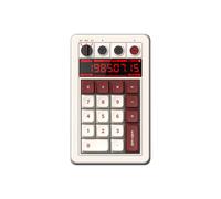 8BitDo Pavé numérique mécanique rétro à 18 touches, prend en charge le mode pavé numérique PC et calculatrice standard, remplaçable à chaud, bouton de raccourci calculatrice PC, Bluetooth/2,4 G/pavé