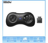 8BitDo-Prise en charge du contrôleur M30 2.4G, SEGA Genesis, Mega Drive, système analogique Mega Xenon, SEGA Genesis, Mega Drive, délibérément Pad black