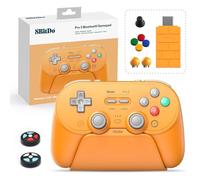 8BitDo Pro 3 Manette Bluetooth avec Joysticks TMR, Boutons ABXY Interchangeables, Boutons Arrière Pro, Station de Charge, Gâchettes à Effet Hall pour Switch/Switch 2, Windows, Apple, SteamOS, Android