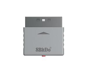 8Bitdo Récepteur Rétro Bluetooth pour Console PS1, PS2 et Windows, Compatible avec Les Manettes Xbox Series, Xbox One Bluetooth, Switch Pro et Manettes PS5/PS4