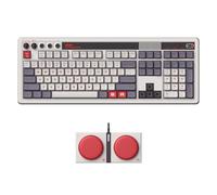 8BitDo Retro 108 Mechanical Keyboard with 108 Keys and Integrated Numpad, Bluetooth/2.4G/USB-C Hot Swappable Wireless Gaming Keyboard for Windows and Android - N Edition - QWERTY ANSI US Layout