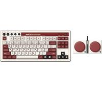8BitDo Retro Mechanical Keyboard (Fami Edition) + Dual Super Buttons - UK