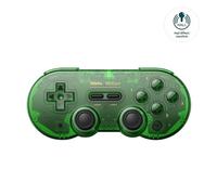 8BitDo SN30 Pro Bluetooth Manette - Joystick à effet Hall (Vert) | Compatible avec Switch 2, Switch, Apple, Windows, Steam Deck, Android et Raspberry Pi