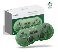 8Bitdo SN30 PRO Manette de Jeu Bluetooth Compatible Avec Switch PC, Upgrade Hall Effect Joystick, Manette de Jeu Sans Fil pour PC, Windows, Android, macOS, Steam, Raspberry Pi (Vert Transparent)
