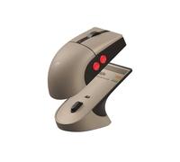 8Bitdo Souris rétro R8 avec station de charge, capteur optique PAW 3395, DPI 26K, taux de sondage 4K, boutons programmables, micro-commutateurs HUANO, ambidextre - Édition C64