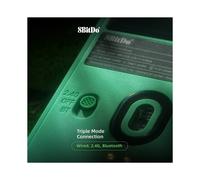 8BitDo Souris Rétro R8 avec Station de Charge, Souris Gaming Sans Fil, Taux D'Interrogation 4K, Boutons Programmables, Micro-Interrupteurs